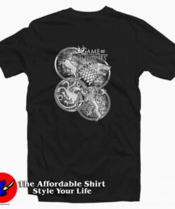 Four Logo Game Of Thrones Tee Shirt Four Logo Game Of Thrones Tee Shirt