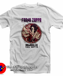 Frank Zappa Armadillo Austin Texas Nightclub T-Shirt On Sale Frank Zappa Armadillo Austin Texas Nightclub T-Shirt On Sale