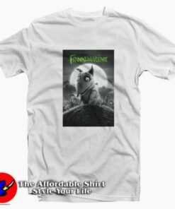 Frankenweenie Movie Poster Halloween T-shirt On Sale Frankenweenie Movie Poster Halloween T-shirt On Sale