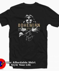 Freddie Mercury Bohemian Rhapsody Unisex T-shirt On Sale Freddie Mercury Bohemian Rhapsody Unisex T-shirt On Sale
