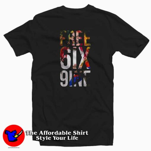 Free Tekashi69 6ix9ine Rapper Graphic T-Shirt Cheap