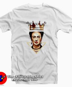 Frida Kahlo Queen King Art Retro Vintage T-shirt On Sale Frida Kahlo Queen King Art Retro Vintage T-shirt On Sale