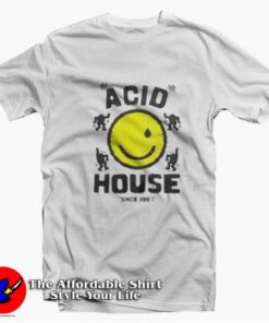 Funny Acid House Smile Funny Unisex T-shirt On Sale
