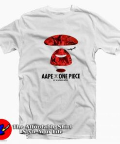 Funny Ape x One Piece Camo Unisex T-shirt On Sale