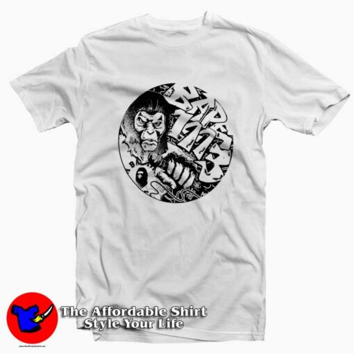 Funny Bathing Ape Comics Graphic Unisex T-Shirt On Sale