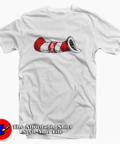 Funny Cat in The Hat Tee Shirt