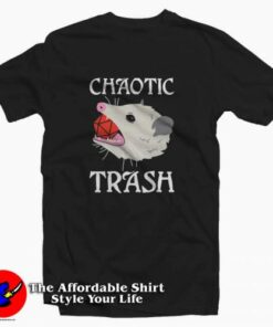 Funny Chaotic Trash Opossum Unisex T-shirt On Sale Funny Chaotic Trash Opossum Unisex T-shirt On Sale