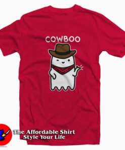 Funny Character Cowboy Ghost Unisex T-shirt On Sale