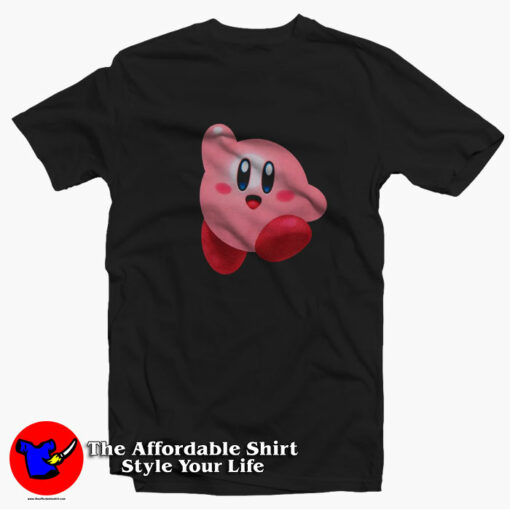 Funny Cute Kirby 3D Illustration Unisex T-Shirt On Sale