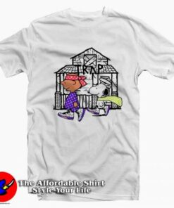 Funny Cute Snoopy Trap House Unisex T-shirt On Sale