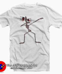 Funny Dabbing Siren Head Halloween T-shirt On Sale