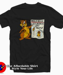 Funny Daily Nooz Groundhog Day Unisex T-Shirt On Sale Funny Daily Nooz Groundhog Day Unisex T-Shirt On Sale
