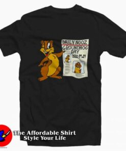Funny Daily Nooz Groundhog Day Unisex T-Shirt On Sale Funny Daily Nooz Groundhog Day Unisex T-Shirt On Sale