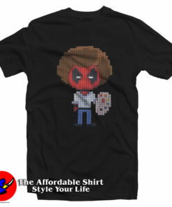 Funny Deadpool x Bob Ross Vintage Unisex T-Shirt On Sale Funny Deadpool x Bob Ross Vintage Unisex T-Shirt On Sale