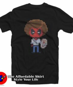 Funny Deadpool x Bob Ross Vintage Unisex T-Shirt On Sale Funny Deadpool x Bob Ross Vintage Unisex T-Shirt On Sale