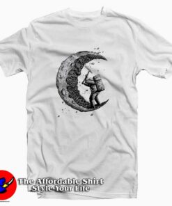 Funny Digging The Moon Unisex T-Shirt Cheap