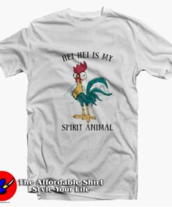 Funny Disney Moana Hei Hei Is My Spirit Animal T-Shirt On Sale