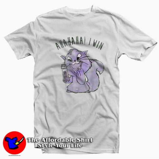 Funny  Disney Yzma Cat Ahaha I Win Unisex T-shirt On Sale