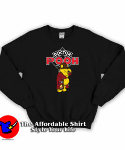 Funny Doctor Who And Winnie The Pooh Sweatshirt On Sale Funny Doctor Who And Winnie The Pooh Sweatshirt On Sale