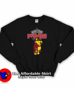 Funny Doctor Who And Winnie The Pooh Sweatshirt On Sale Funny Doctor Who And Winnie The Pooh Sweatshirt On Sale