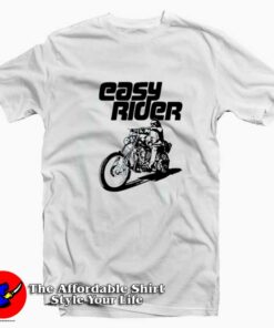 Funny Easy Rider Bike Graphic Unisex T-shirt On Sale