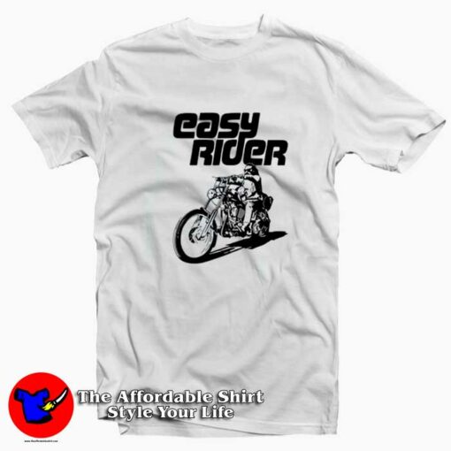 Funny Easy Rider Bike Graphic Unisex T-shirt On Sale