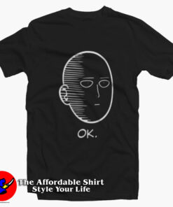Funny Face Saitama Anime Graphic Unisex T-Shirt On Sale Funny Face Saitama Anime Graphic Unisex T-Shirt On Sale