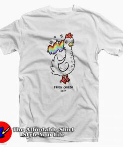 Funny Fried Chicken Neff Graphic T-Shirt On Sale
