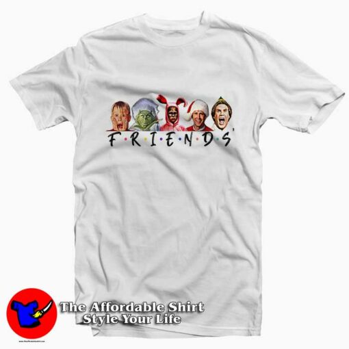 Funny Friends Christmas Holiday Unisex T-Shirt On Sale