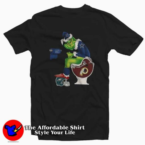 Funny Grinch Nfl & Dallas Cowboys T-shirt On Sale