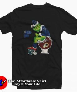 Funny Grinch Nfl & Dallas Cowboys T-shirt On Sale Funny Grinch Nfl & Dallas Cowboys T-shirt On Sale