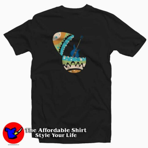 Funny Guitar Easter Bunny Egg Animals T-Shirt Trend