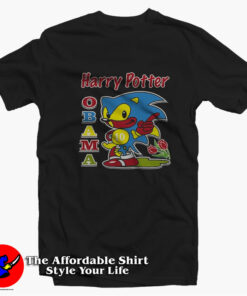 Funny Harry Potter Obama Sonic Paradise Unisex T-shirt On Sale Funny Harry Potter Obama Sonic Paradise Unisex T-shirt On Sale