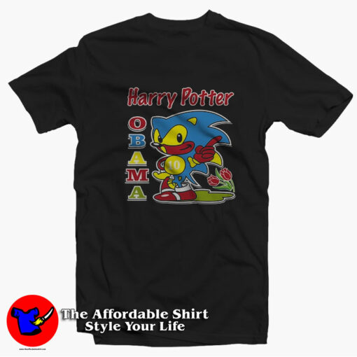 Funny Harry Potter Obama Sonic Paradise Unisex T-shirt On Sale