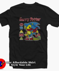 Funny Harry Potter Obama Sonic Paradise Unisex T-shirt On Sale Funny Harry Potter Obama Sonic Paradise Unisex T-shirt On Sale