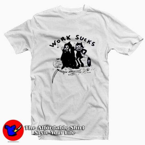 Funny Heavy Slime Work Sucks Unisex T-shirt On Sale