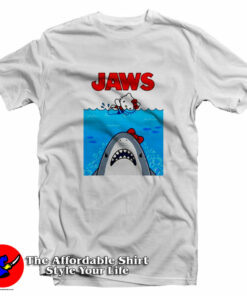 Funny Hello Kitty Parody Jaws Unisex T-Shirt On Sale