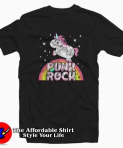 Funny Ironic Cool Unicorn Punk Rock Music T-shirt On Sale Funny Ironic Cool Unicorn Punk Rock Music T-shirt On Sale