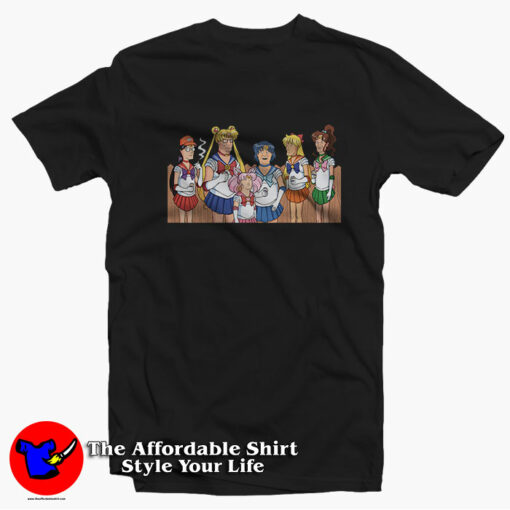 Funny King Of The Hill X Sailor Moon Unisex T-shirt On Sale