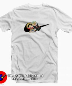 Funny Luffy And Zoro One Piece Nike T-Shirt On Sale