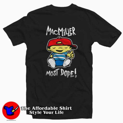 Funny Mac Miller Most Dope Graphic Unisex T-Shirt On Sale