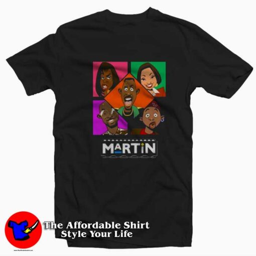 Funny Martin TV Show Cartoon Logo Unisex T-shirt On Sale