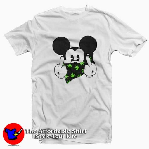 Funny Mickey Mouse Thug Life Vest T-shirt On Sale