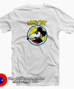 Funny Mickey Rat Graphic T-Shirt Cheap