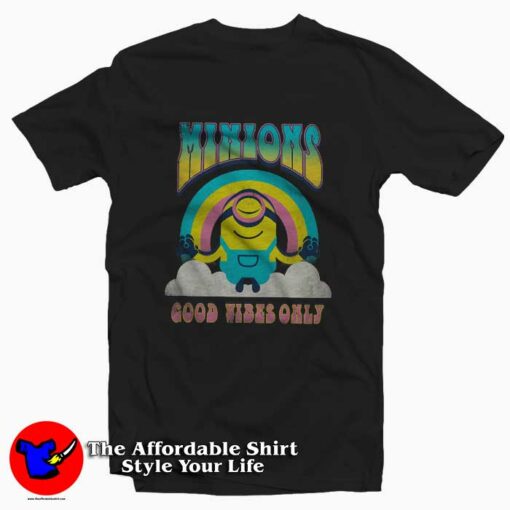 Funny Minions Good Vibes Graphic T-shirt Gift Father’s Day