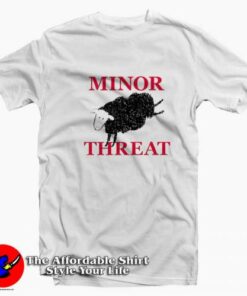 Funny Minor Threat Black Sheep Vintage T-shirt On Sale