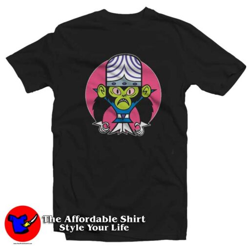 Funny Mojo Jojo Mad Scientist Powerpuff T-Shirt On Sale