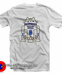 Funny Parody Cat R2D2 Star Wars Unisex T-Shirt On Sale