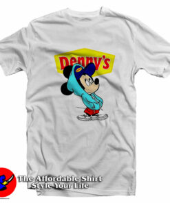 Funny Parody Denny’s Mickey Mouse Unisex T-Shirt On Sale