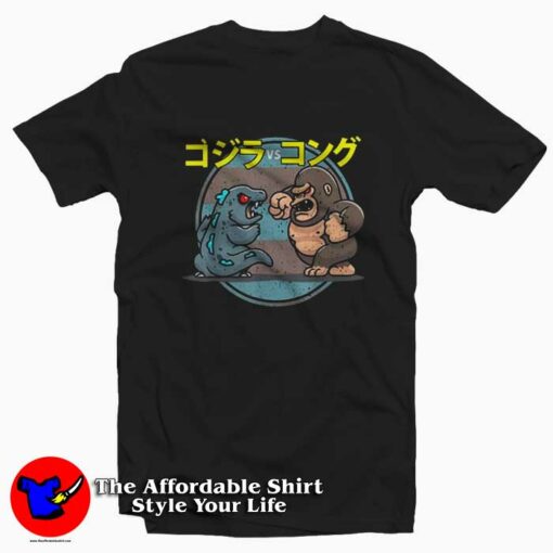 Funny Parody Godzilla Vs Kong Unisex Cheap T-shirt On Sale